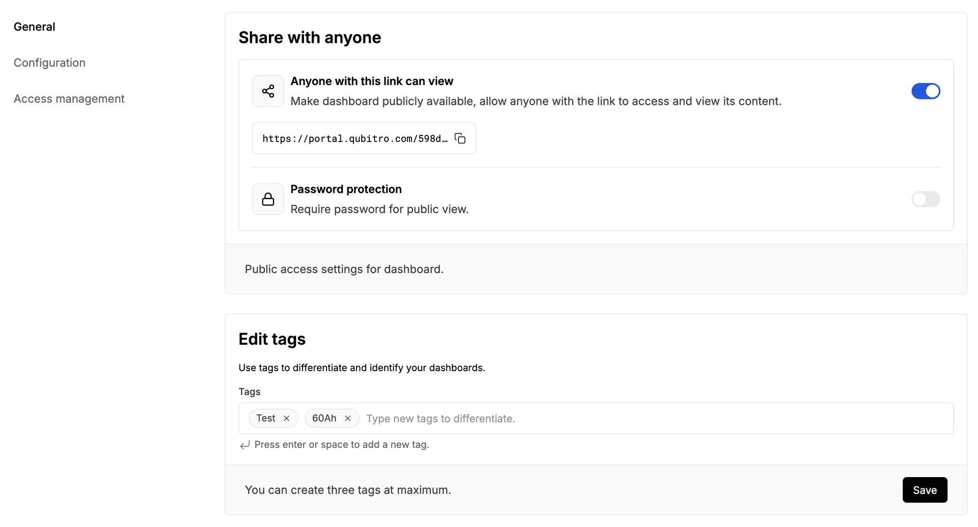 Public Sharing