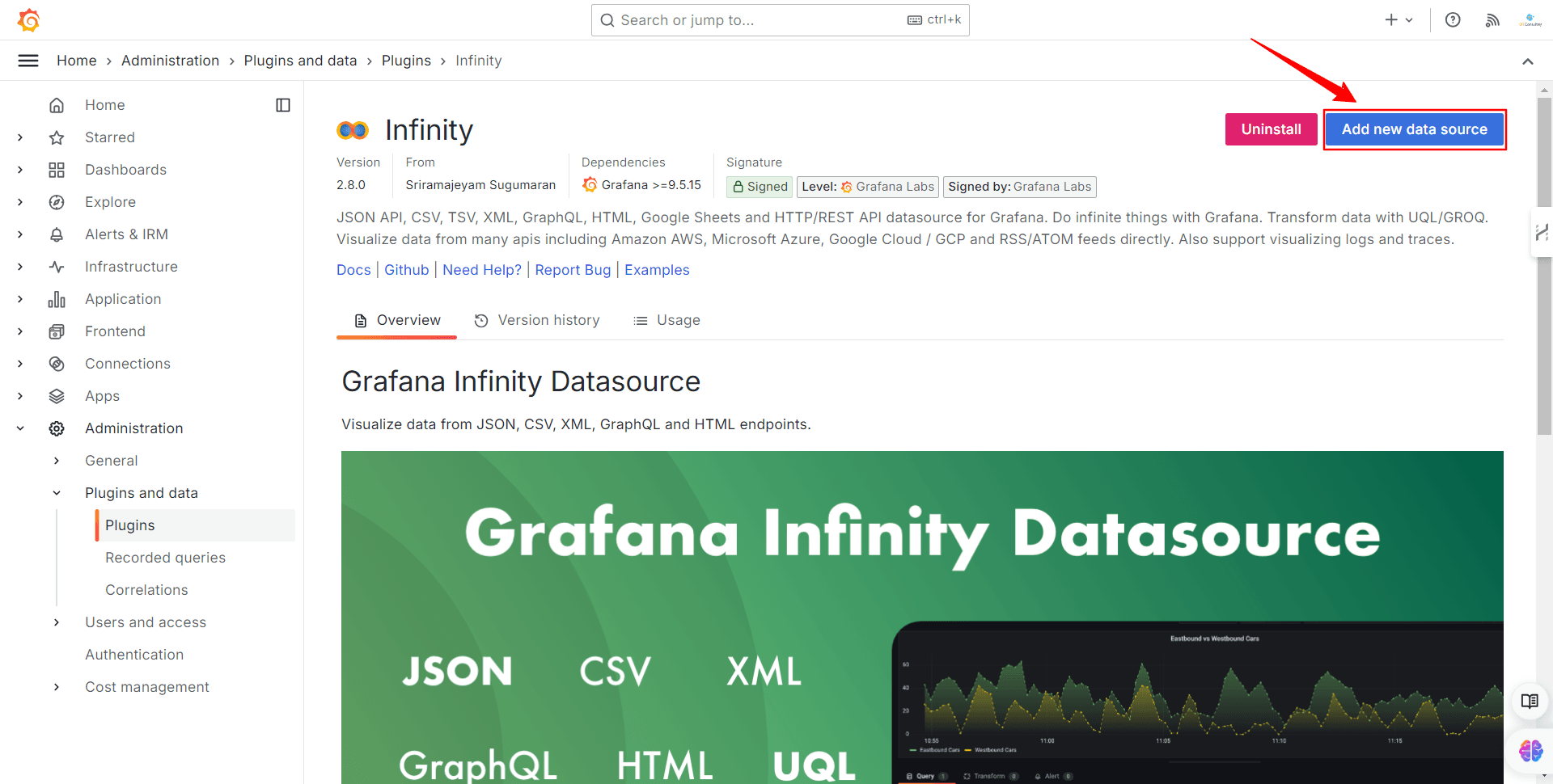 Figure 8 - Create a New Data Source