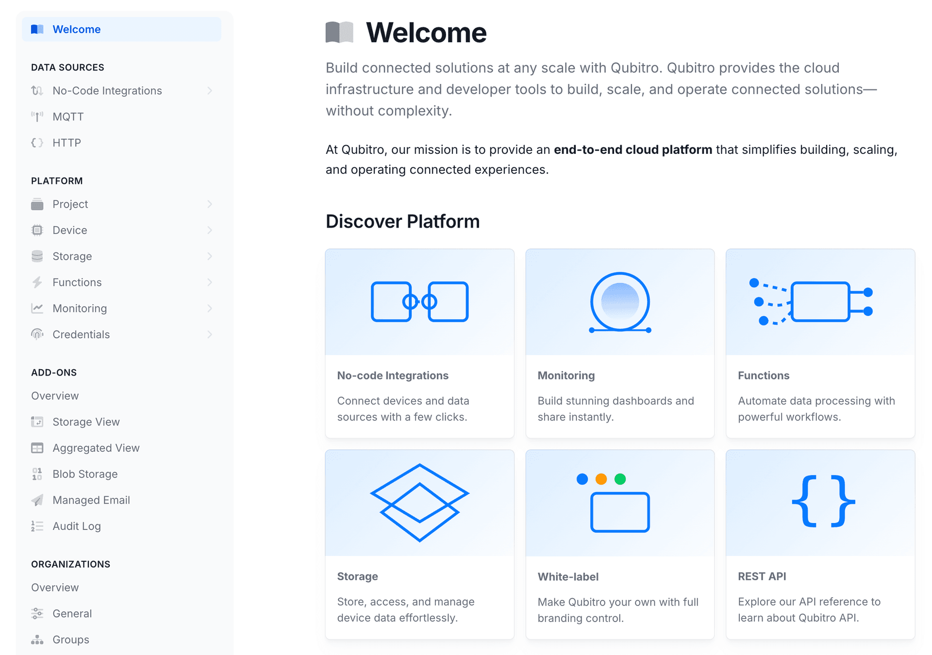 Qubitro Documentation Platform